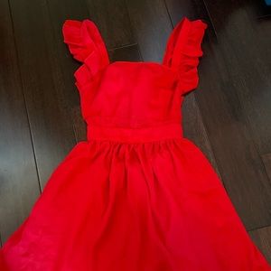 Red dress (tie back)